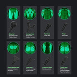 Pistolet de Massage Électrique – Massage Profond | 8 Têtes pour Muscles du Corps - ZENQUOTIDIA