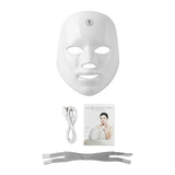 Masque LED 7 Couleurs – Photothérapie Anti-Acné & Anti-Rides | Soin Visage Réjuvénation - ZENQUOTIDIA