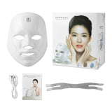 Masque LED 7 Couleurs – Photothérapie Anti-Acné & Anti-Rides | Soin Visage Réjuvénation - ZENQUOTIDIA