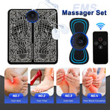 Tapis de Massage EMS Pliable – Stimulateur Musculaire pour Pieds | Relaxation & Soulagement de la Douleur - ZENQUOTIDIA