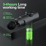 Pistolet de Massage Électrique – Massage Profond | 8 Têtes pour Muscles du Corps - ZENQUOTIDIA