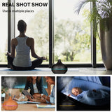 Diffuseur d'Huiles Essentielles Ultrasonique – Effet Bois, LED 7 Couleurs & Télécommande - ZENQUOTIDIA